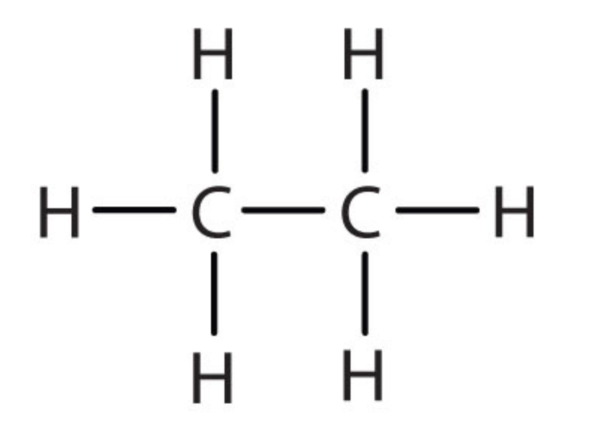 Ethane stick diagram