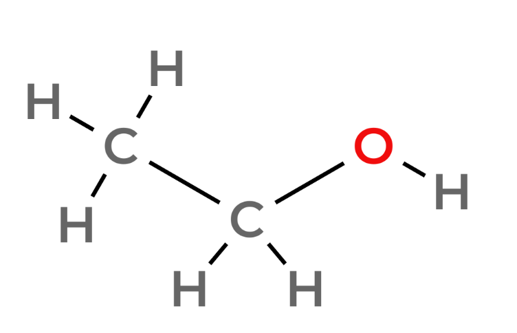 Ethanol stick diagram